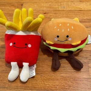 MIMICOCO weighted Sensory Lap Plush Burger And Fries